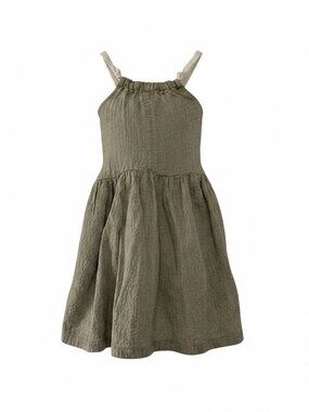 Zara Girls Textured Tie-Strap Dress | Size 8